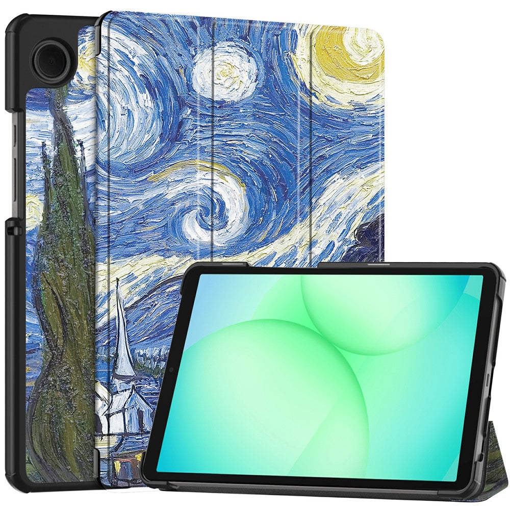 Custodia per Samsung Galaxy Tab A11 / Tab A9, Techsuit, FoldPro Starry Night Nuovo Modello, Multicolore