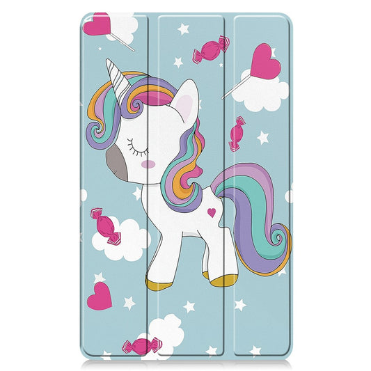 Custodia per Samsung Galaxy Tab A11 / Tab A9, Techsuit, FoldPro Unicorn Nuovo Modello, Multicolore