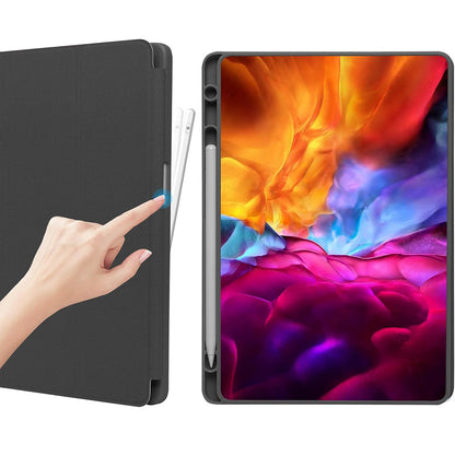 Custodia per Samsung Galaxy Tab A11 / Tab A9, Techsuit, Flex Trifold, Blu Navy
