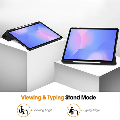 Custodia per Samsung Galaxy Tab S10 FE+, Techsuit, Flex Trifold, Nera