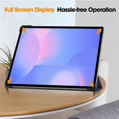 Custodia per Samsung Galaxy Tab S10 FE+, Techsuit, FoldPro, Blu