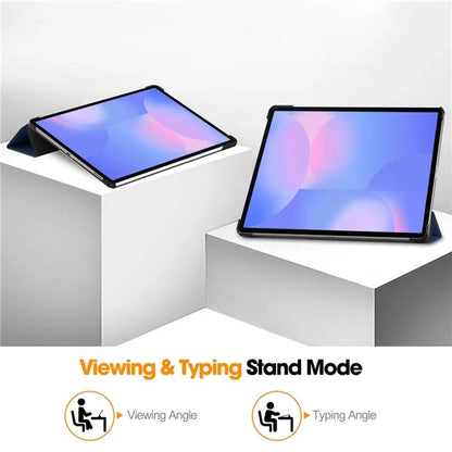 Custodia per Samsung Galaxy Tab S10 FE+, Techsuit, FoldPro, Rossa