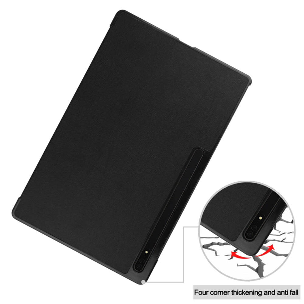 Custodia per Samsung Galaxy Tab S10+ / Tab S9 FE+ / Tab S9+, Techsuit, FoldPro, Nera