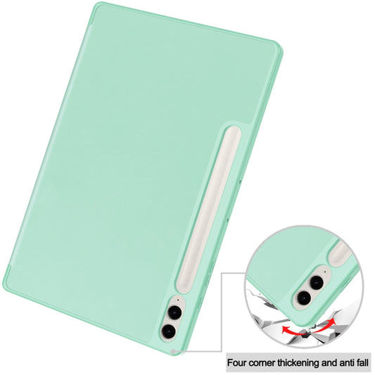 Custodia per Samsung Galaxy Tab S10+ / Tab S9+, Techsuit, Flex Trifold, Rosa