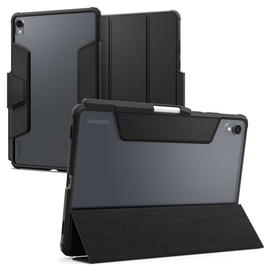 Custodia per Samsung Galaxy Tab S11, Spigen, Ultra Hybrid Pro, Nera ACS10212