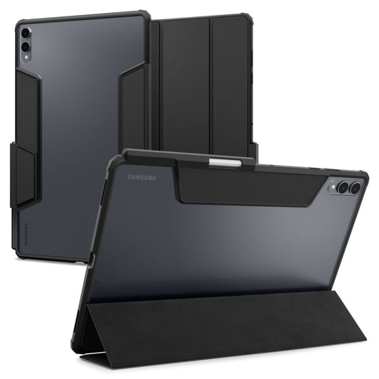 Custodia per Samsung Galaxy Tab S11 Ultra, Spigen, Ultra Hybrid Pro, Nera
