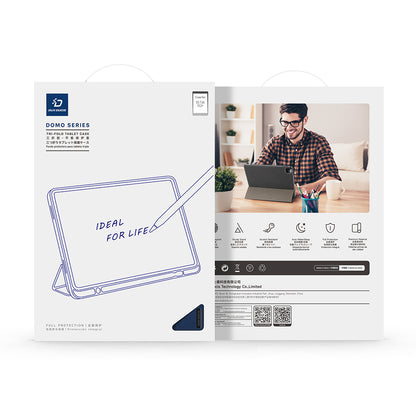 Custodia per Samsung Galaxy Tab S12 Plus, DUX DUCIS, Domo con portapenne, blu