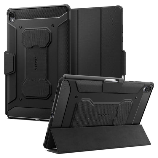 Custodia per Samsung Galaxy Tab S12 Plus, Spigen, Rugged Armor Pro, nera ACS11822