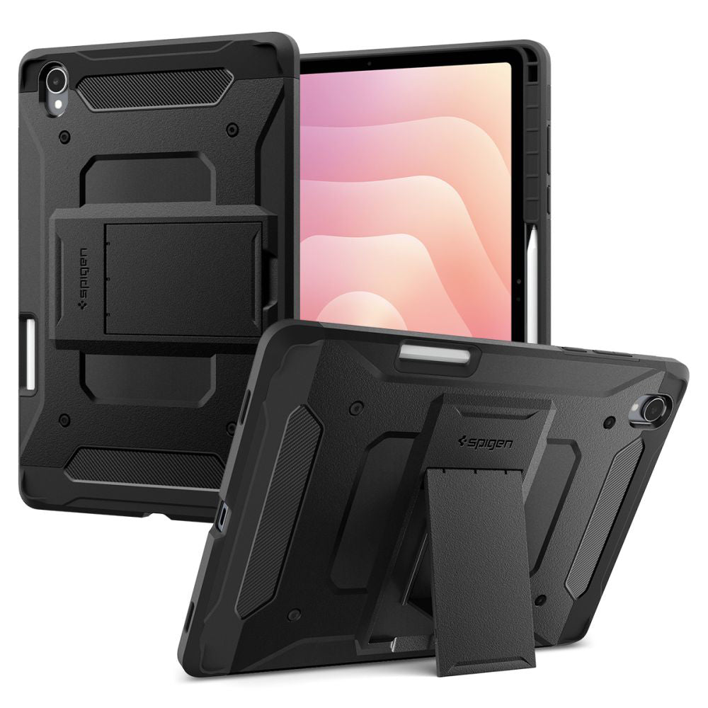 Custodia per Samsung Galaxy Tab S12 Plus, Spigen, Tough Armor Pro, Nera ACS11827