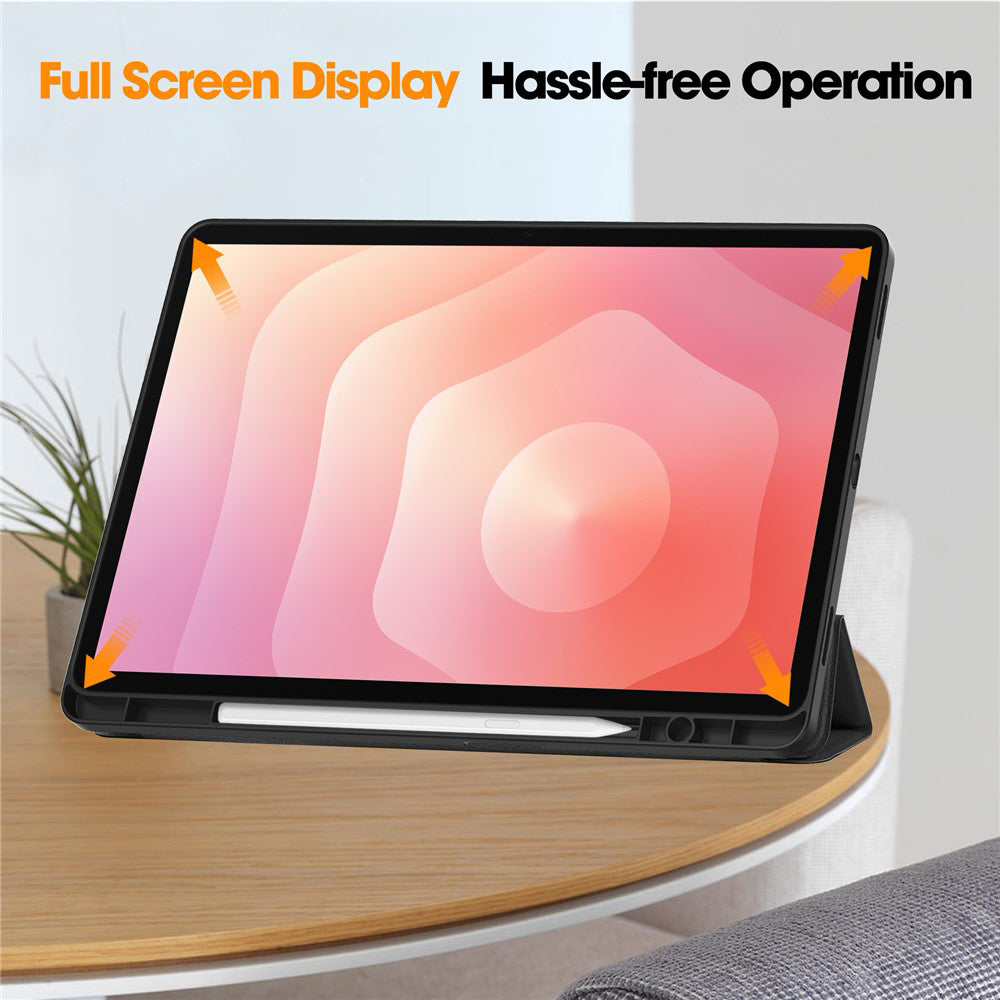 Custodia per Samsung Galaxy Tab S12 Plus, Techsuit, Flex Trifold, Blu