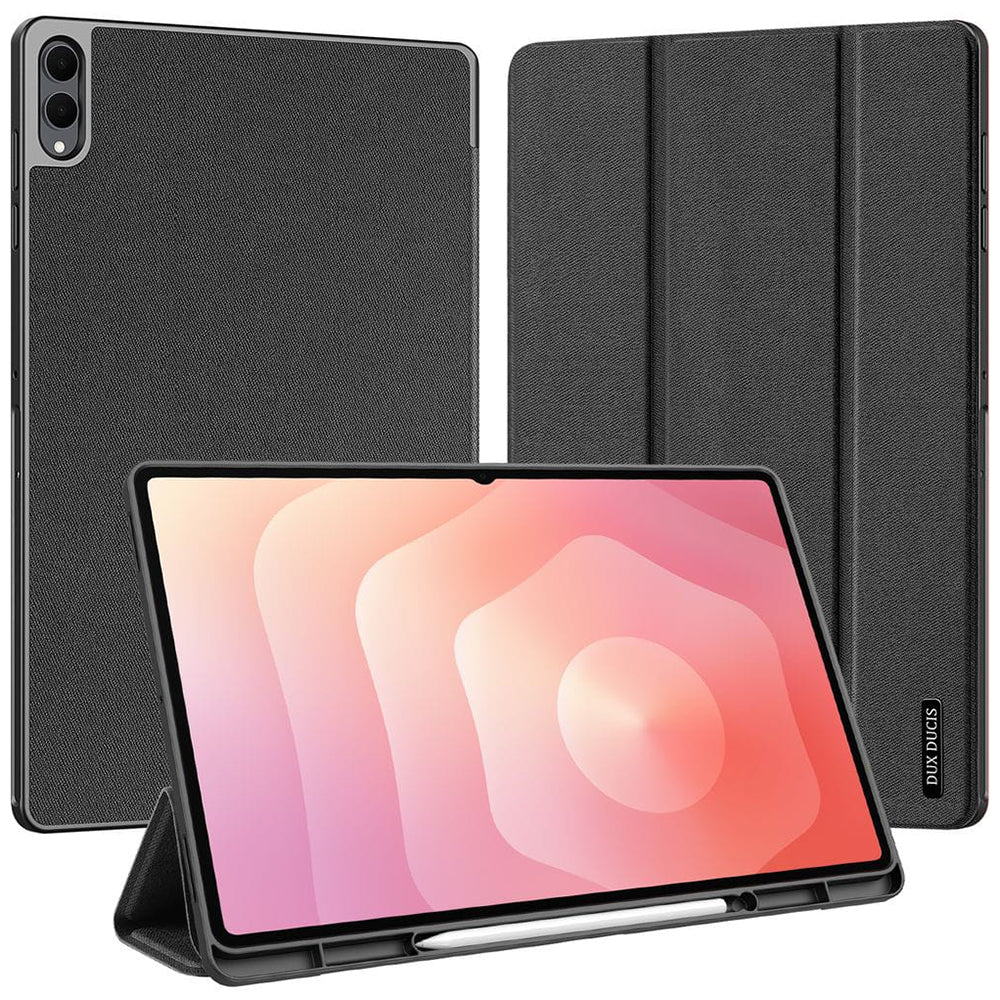Custodia per Samsung Galaxy Tab S12 Ultra / Tab S11 Ultra, DUX DUCIS, Domo con portapenne, nera