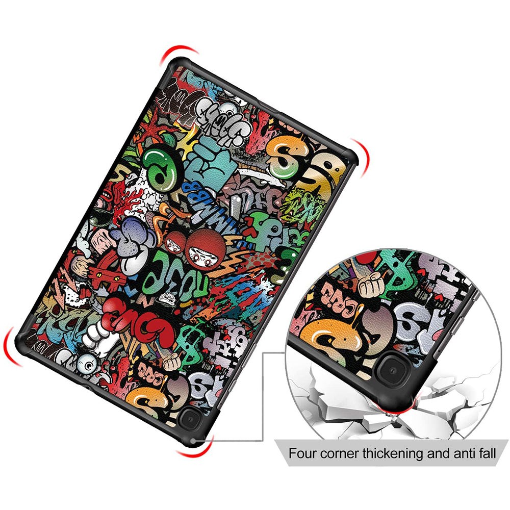 Custodia per Samsung Galaxy Tab S6 Lite (2024) / Tab S6 Lite (2022) / Tab S6 Lite (2020), Techsuit, FoldPro, Multicolore