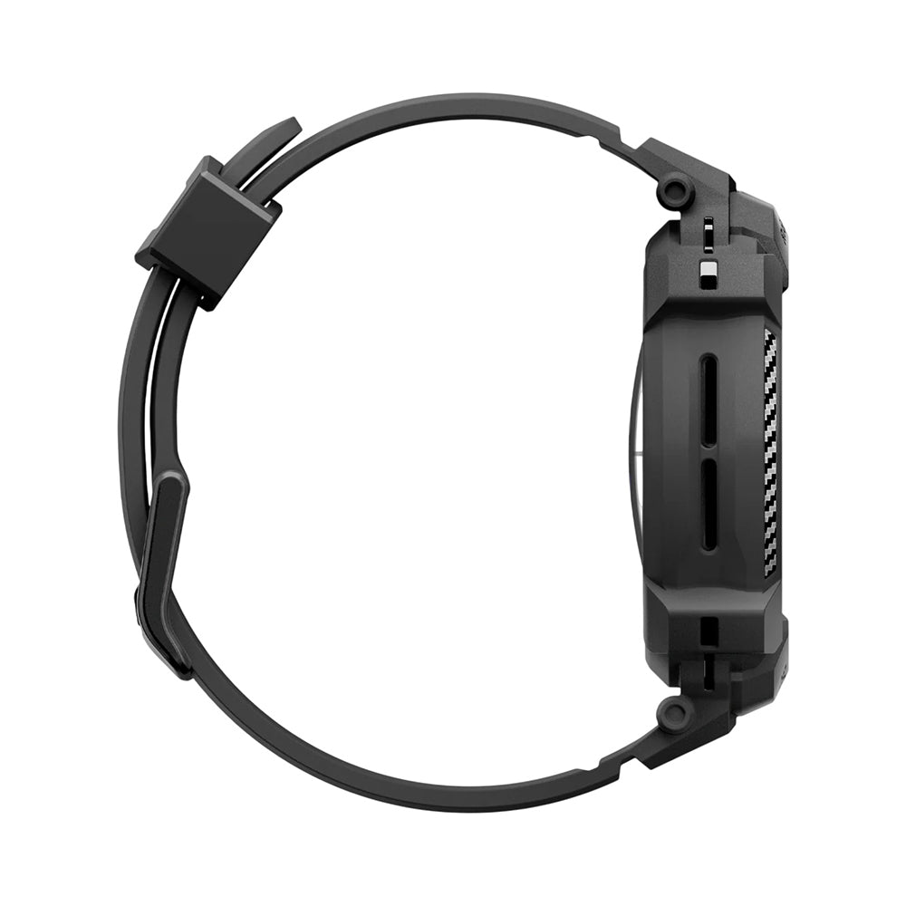 Custodia per Samsung Galaxy Watch Ultra2, Spigen, Rugged Armor Pro, Nera Opaca ACS11612