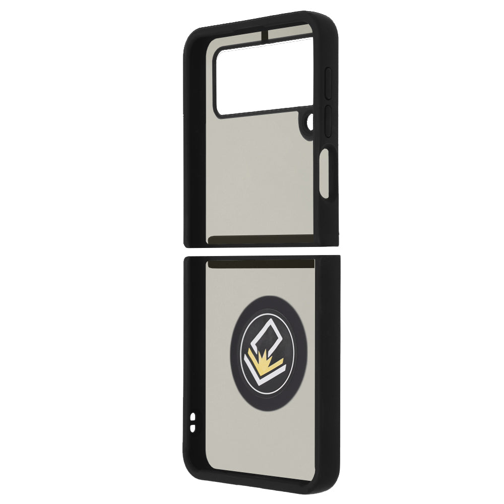Custodia per Samsung Galaxy Z Flip3 5G F711, Techsuit, Glinth, Nera