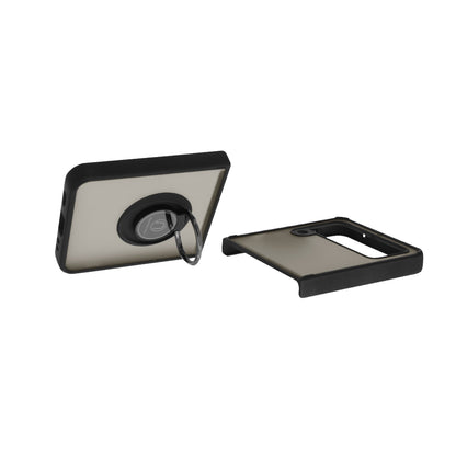 Custodia per Samsung Galaxy Z Flip3 5G F711, Techsuit, Glinth, Nera