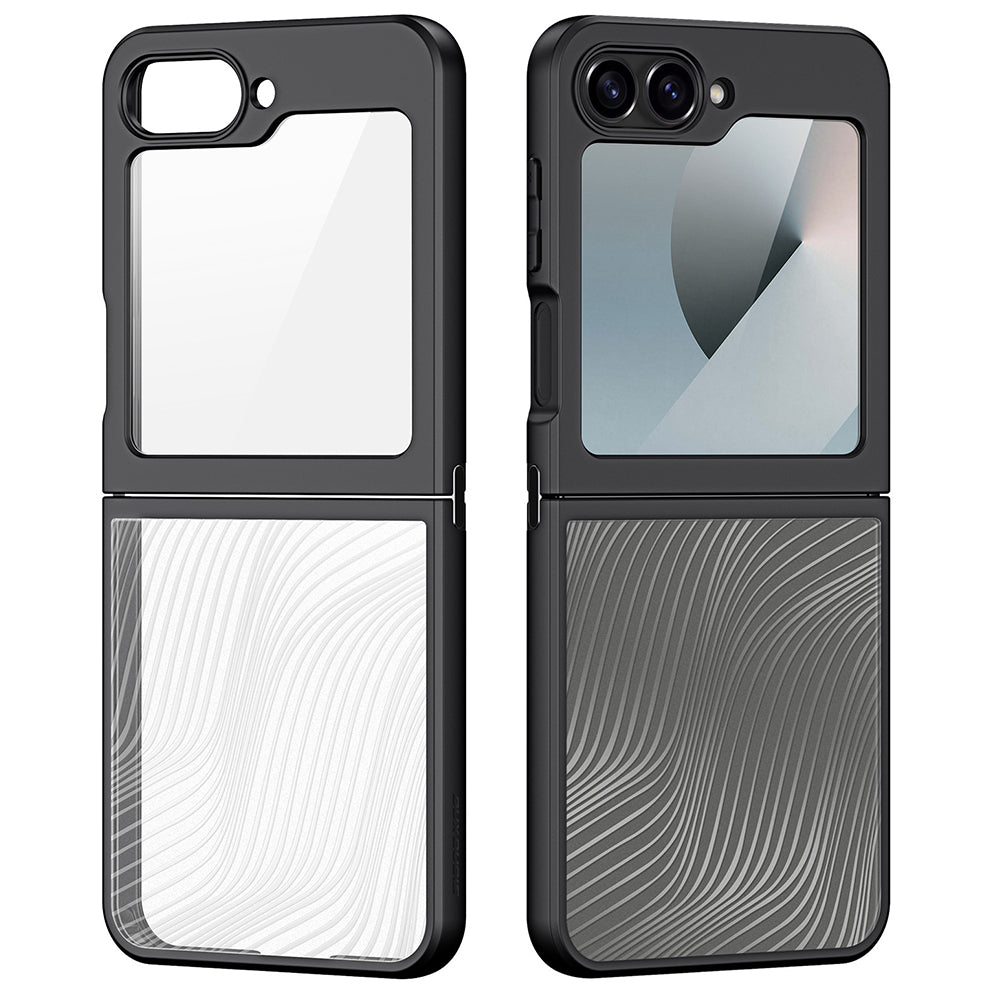Custodia per Samsung Galaxy Z Flip6 F741, DUX DUCIS, Aimo, Nera