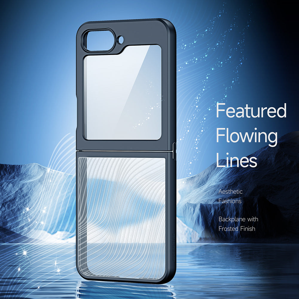 Custodia per Samsung Galaxy Z Flip6 F741, DUX DUCIS, Aimo, Nera