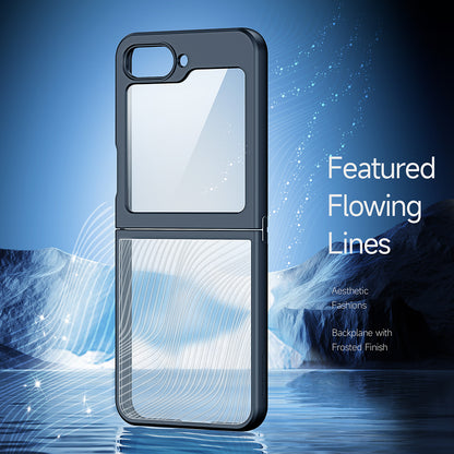 Custodia per Samsung Galaxy Z Flip6 F741, DUX DUCIS, Aimo, Nera