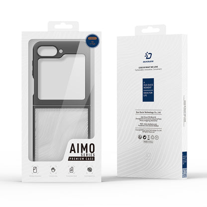 Custodia per Samsung Galaxy Z Flip6 F741, DUX DUCIS, Aimo, Nera