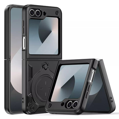 Custodia per Samsung Galaxy Z Flip7 FE F761 / Z Flip6 F741, Techsuit, CamGuard Pro, Nera