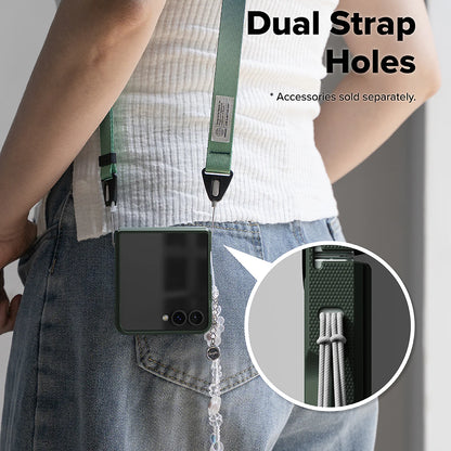 Custodia per Samsung Galaxy Z Flip7 F766, Ringke, Onice, Verde Scuro