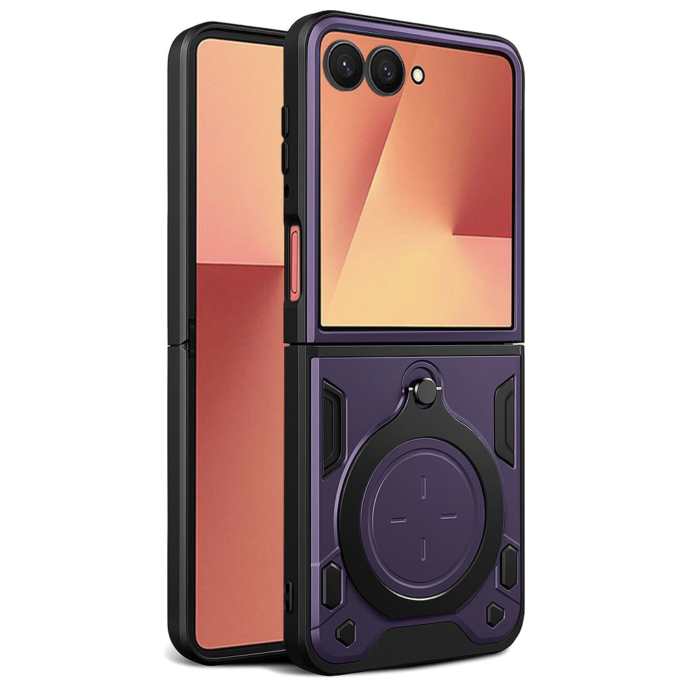 Custodia per Samsung Galaxy Z Flip7 F766, Techsuit, CamGuard Pro, Viola