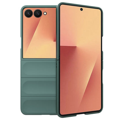 Custodia per Samsung Galaxy Z Flip7 F766, Techsuit, Magic Shield, Verde