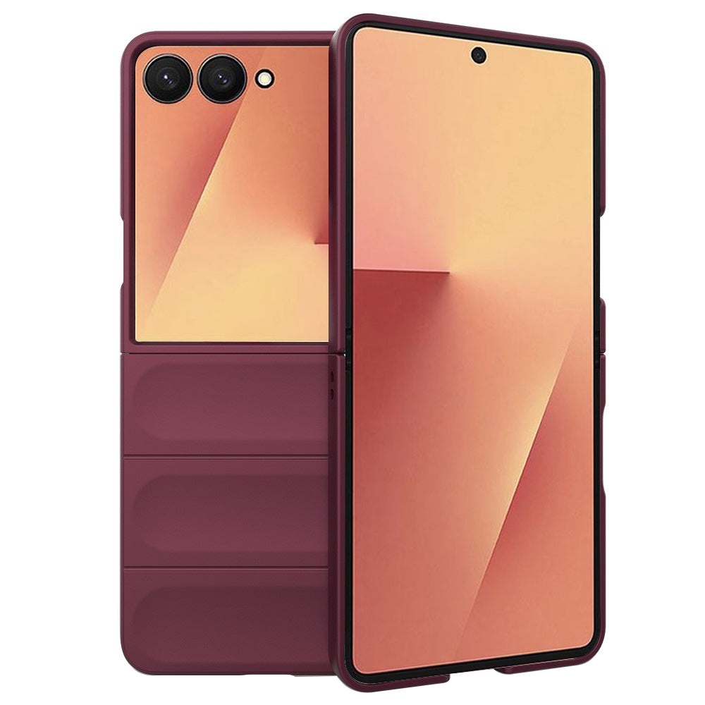 Custodia per Samsung Galaxy Z Flip7 F766, Techsuit, Magic Shield, Vinaccia