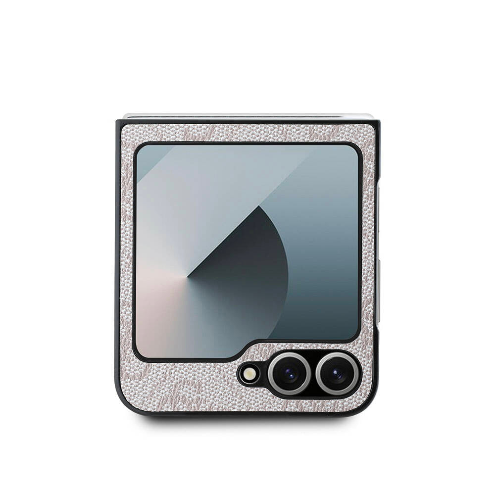 Custodia per Samsung Galaxy Z Flip7 FE F761 / Z Flip6 F741, Guess, 4G Metal Logo, Nera