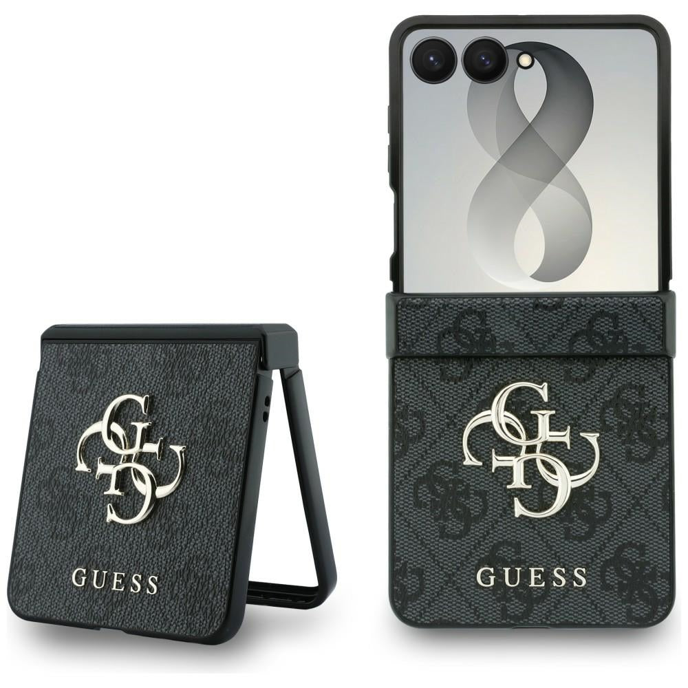 Custodia per Samsung Galaxy Z Flip8 F776, Guess, 4G Big Logo, Nera