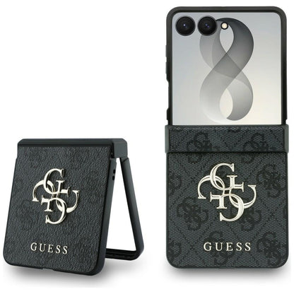Custodia per Samsung Galaxy Z Flip8 F776, Guess, 4G Big Logo, Nera