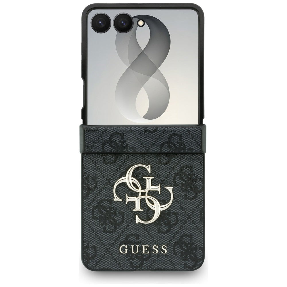 Custodia per Samsung Galaxy Z Flip8 F776, Guess, 4G Big Logo, Nera