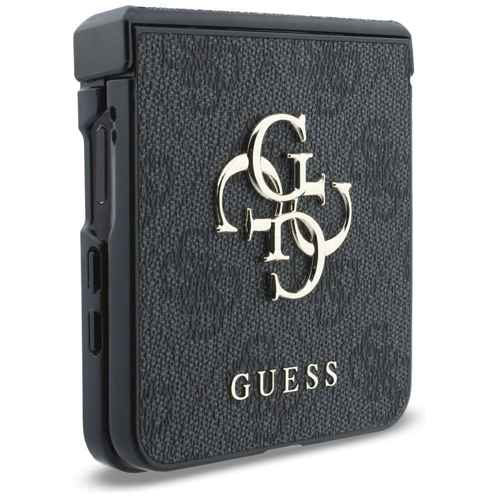 Custodia per Samsung Galaxy Z Flip8 F776, Guess, 4G Big Logo, Nera