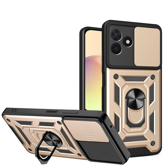 Custodia per Samsung Galaxy Z Flip8 F776, Techsuit, CamShield, Dorata