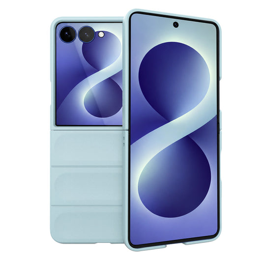 Custodia per Samsung Galaxy Z Flip8 F776, Techsuit, Magic Shield, Blu