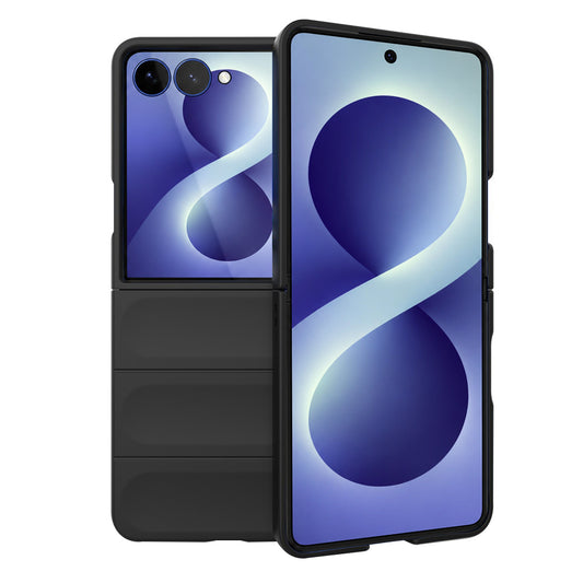 Custodia per Samsung Galaxy Z Flip8 F776, Techsuit, Magic Shield, Nera
