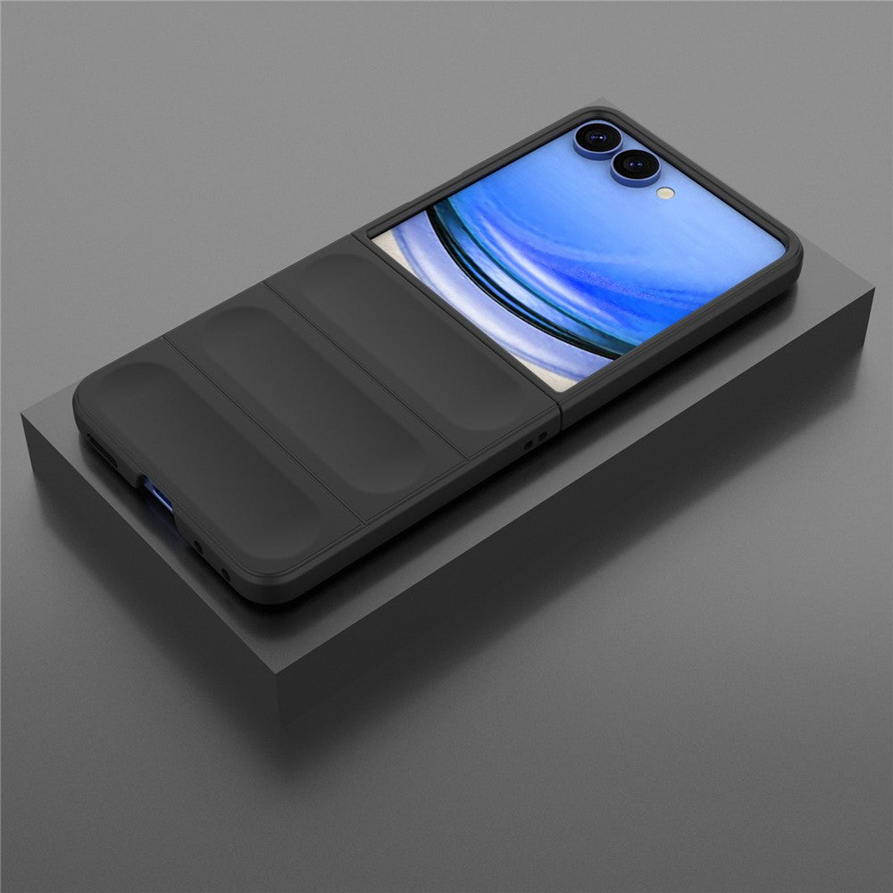 Custodia per Samsung Galaxy Z Flip8 F776, Techsuit, Magic Shield, Nera