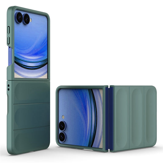 Custodia per Samsung Galaxy Z Flip8 F776, Techsuit, Magic Shield, Verde
