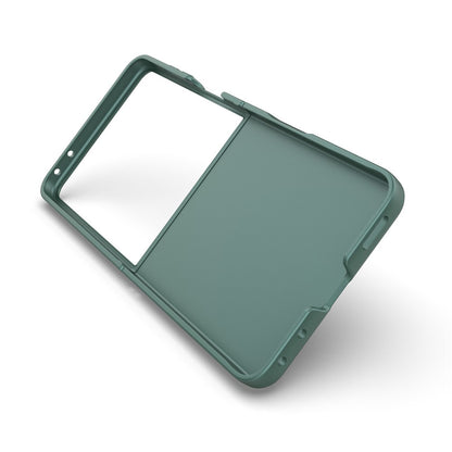 Custodia per Samsung Galaxy Z Flip8 F776, Techsuit, Magic Shield, Verde