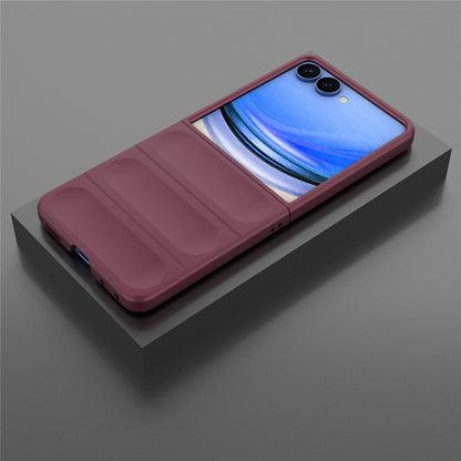 Custodia per Samsung Galaxy Z Flip8 F776, Techsuit, Magic Shield, Vinaccia