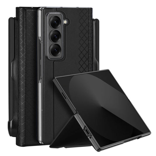 Custodia per Samsung Galaxy Z Fold Special, DUX DUCIS, Bril (con portapenne), Nera