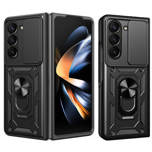 Custodia per Samsung Galaxy Z Fold5 F946, Techsuit, CamShield, Nera