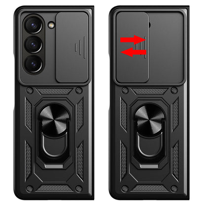 Custodia per Samsung Galaxy Z Fold5 F946, Techsuit, CamShield, Nera