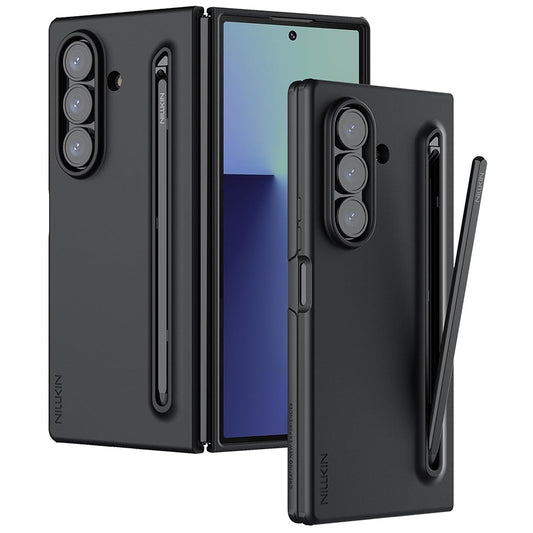 Custodia per Samsung Galaxy Z Fold7 F966, Nillkin, Flex Pure con supporto per S-Pen, Nera