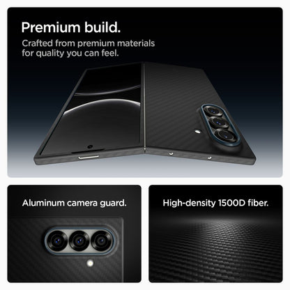 Custodia per Samsung Galaxy Z Fold7 F966, Spigen, Air Skin, Nera ACS09555