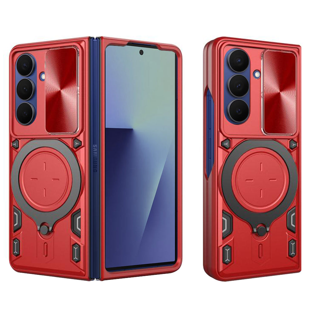 Custodia per Samsung Galaxy Z Fold7 F966, Techsuit, CamGuard Pro, Rossa