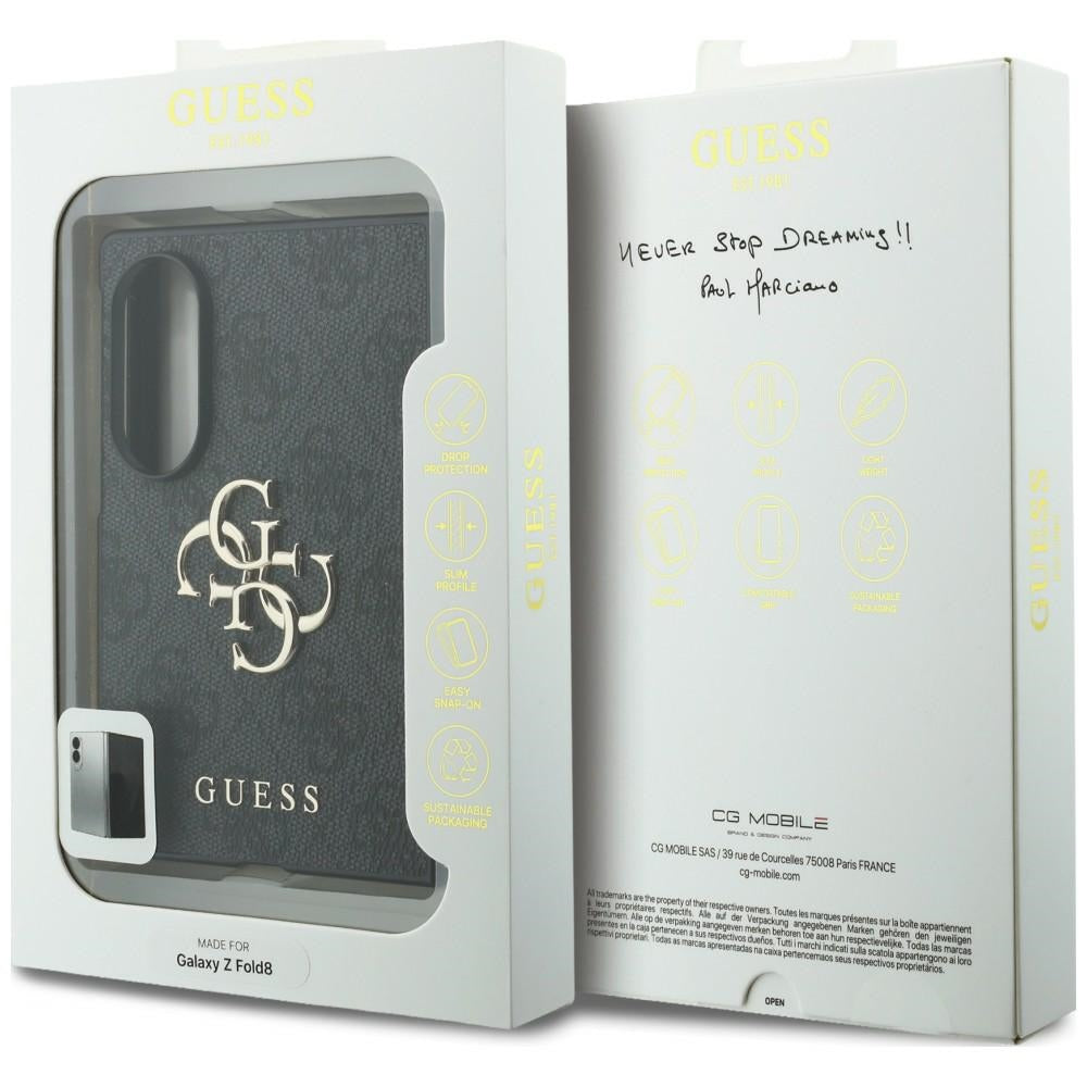Custodia per Samsung Galaxy Z Fold8 F971, Guess, 4G Big Logo, Nera