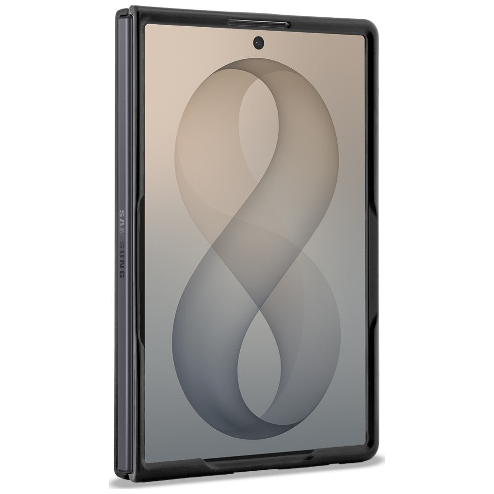 Custodia per Samsung Galaxy Z Fold8 F971, Karl Lagerfeld, Saffiano Karl & Choupette Spilla Metallica, Nera