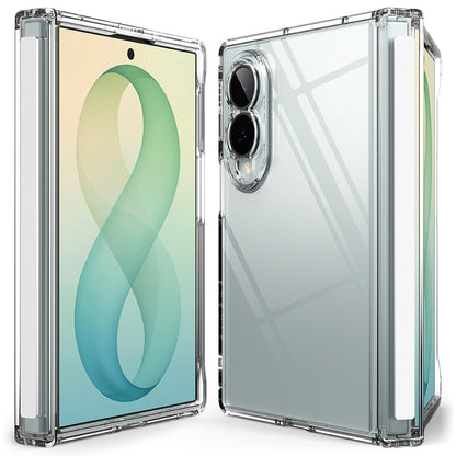 Custodia per Samsung Galaxy Z Fold8 F971, Ringke, Fusion Flap, Trasparente