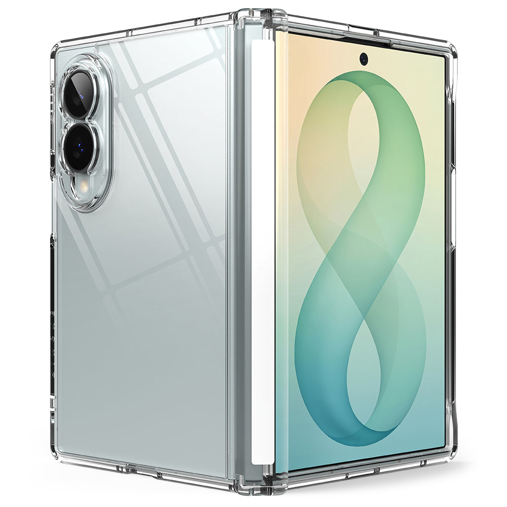 Custodia per Samsung Galaxy Z Fold8 F971, Ringke, Fusion Flap, Trasparente
